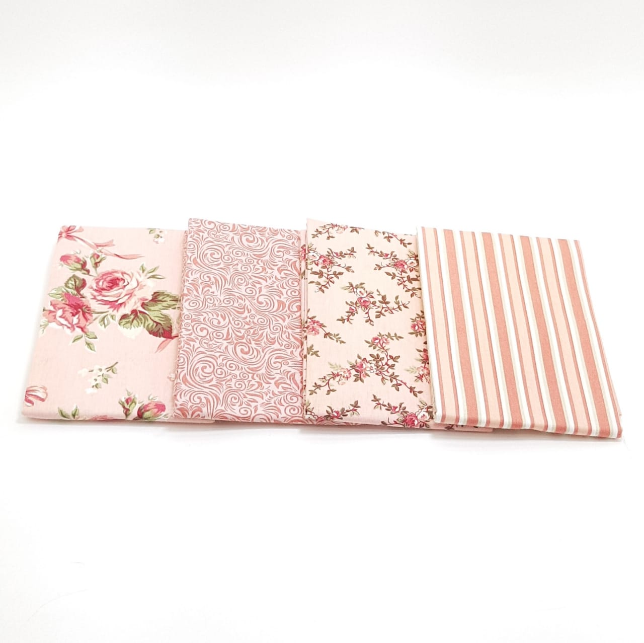 kit floral caldeira rosa/ 4 estampas - 0,50cm x 0,75cm