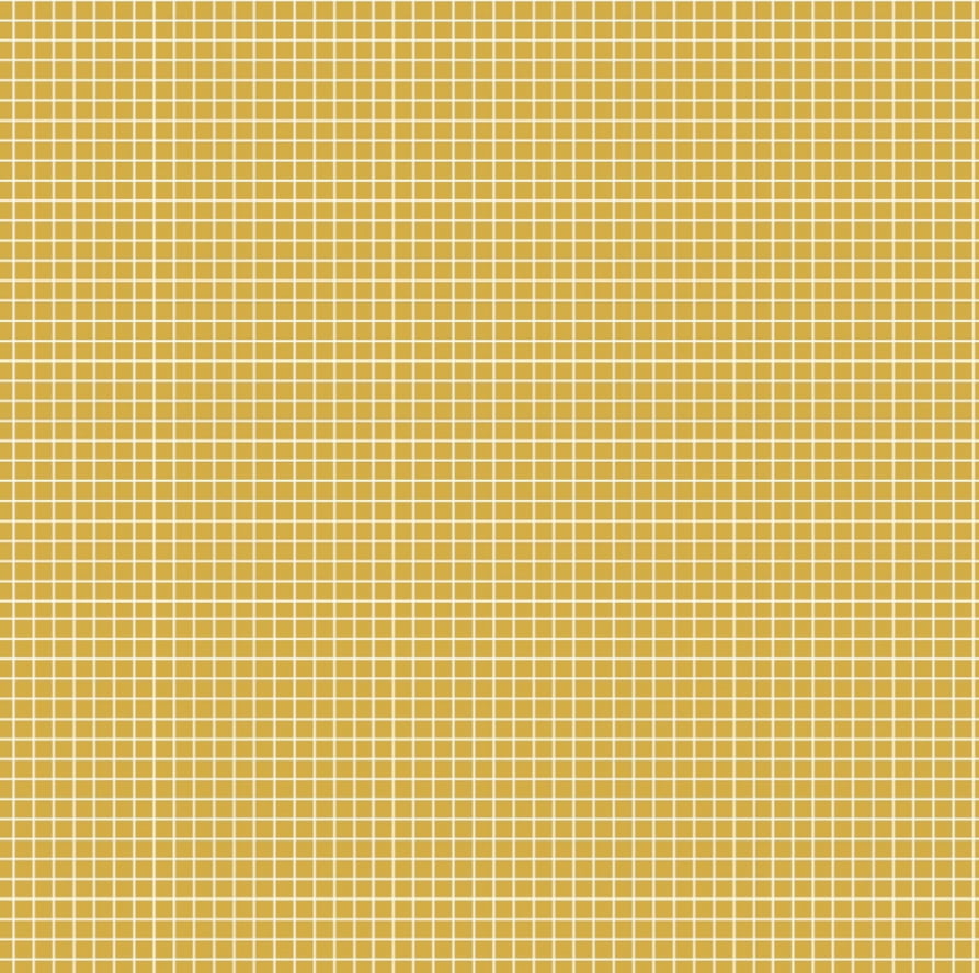 Quadradinhos amarelo - 30x150cm