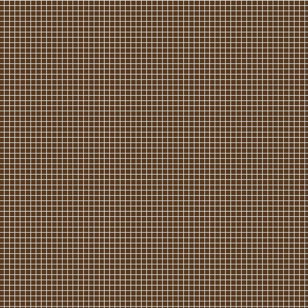 Quadradinhos marrom café - 30x150cm