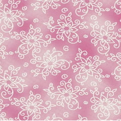 Textura com flores / Rosa claro - 30x150cm