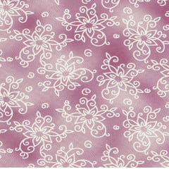 Textura com flores / Rosa claro - 30x150cm